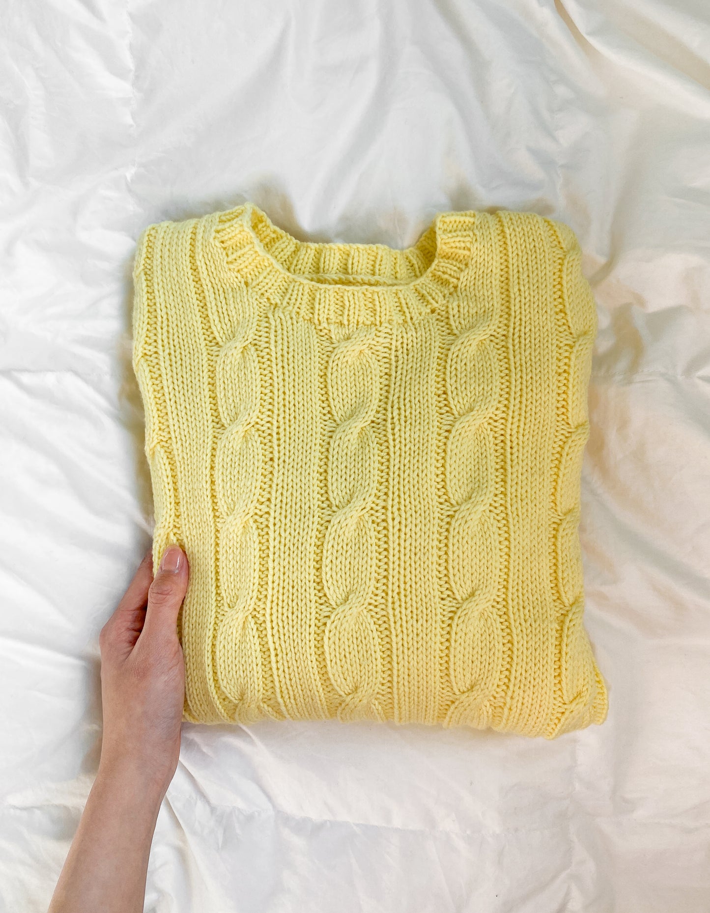 [PDF 도안] 자라 꽈배기 바텀업 스웨터